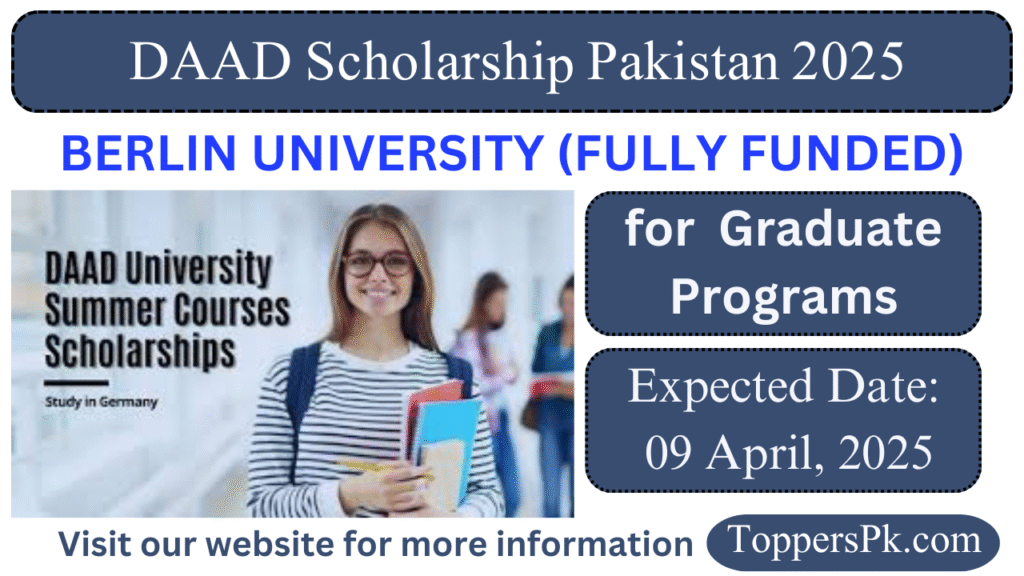 DAAD Scholarship Pakistan 2025